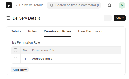 Permission Rule